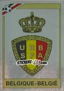 Sticker Badge Belgia - FIFA World Cup Mexico 1986 n. 128 - Panini