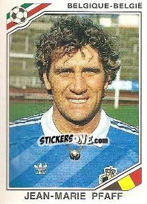 Sticker Jean-Marie Pfaff - FIFA World Cup Mexico 1986 n. 130 - Panini