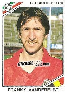 Sticker Franky Valderelst - FIFA World Cup Mexico 1986 n. 132 - Panini