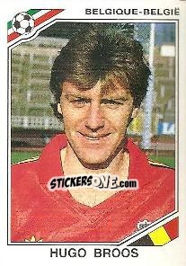 Figurina Hugo Broos - FIFA World Cup Mexico 1986 n. 133 - Panini