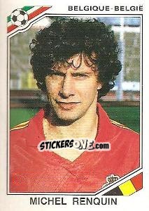 Sticker Michel Renquin - FIFA World Cup Mexico 1986 - Panini