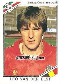 Sticker Leo Van Der Elst - FIFA World Cup Mexico 1986 n. 136 - Panini
