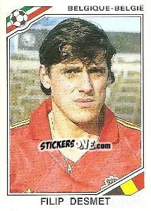 Sticker Filip Desmet - FIFA World Cup Mexico 1986 n. 144 - Panini