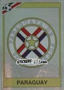 Cromo Badge Paraguay