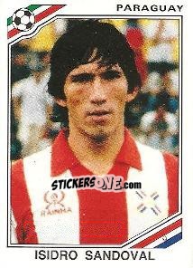 Sticker Isidro Sandoval - FIFA World Cup Mexico 1986 n. 154 - Panini