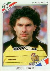 Sticker Joel Bats - FIFA World Cup Mexico 1986 - Panini