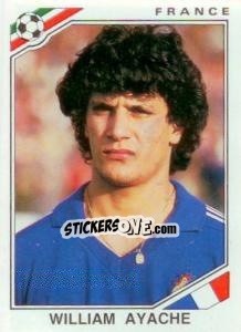 Sticker William Ayache - FIFA World Cup Mexico 1986 n. 167 - Panini