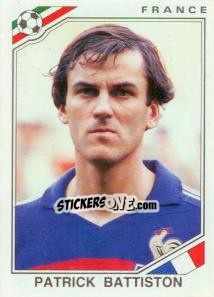 Sticker Patrick Battiston - FIFA World Cup Mexico 1986 n. 168 - Panini