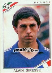 Sticker Alain Giresse - FIFA World Cup Mexico 1986 - Panini