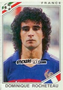 Sticker Dominique Rocheteau - FIFA World Cup Mexico 1986 n. 177 - Panini