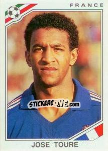 Sticker Jose Toure - FIFA World Cup Mexico 1986 - Panini