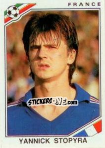 Sticker Yannick Stopyra - FIFA World Cup Mexico 1986 - Panini