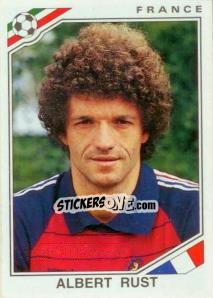 Sticker Albert Rust - FIFA World Cup Mexico 1986 n. 181 - Panini