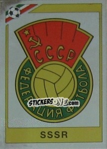 Sticker Badge Ussr - FIFA World Cup Mexico 1986 n. 182 - Panini