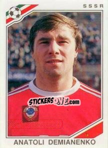 Sticker Anatoli Demianenko - FIFA World Cup Mexico 1986 n. 189 - Panini
