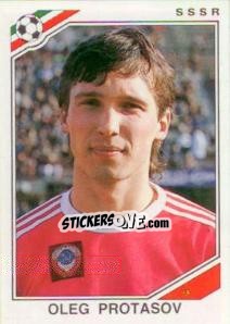 Sticker Oleg Protasov - FIFA World Cup Mexico 1986 n. 196 - Panini