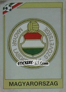 Figurina Badge Hungary - FIFA World Cup Mexico 1986 - Panini