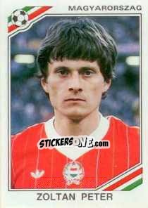 Sticker Zoltan Peter - FIFA World Cup Mexico 1986 n. 207 - Panini