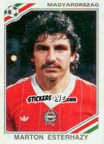 Sticker Marton Esterhazy - FIFA World Cup Mexico 1986 n. 215 - Panini