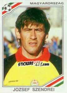Sticker Jozsef Szendrei - FIFA World Cup Mexico 1986 n. 217 - Panini