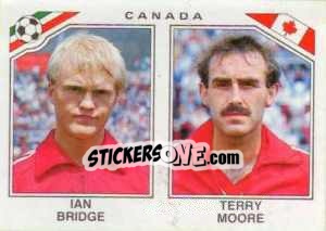 Sticker Ian Bridge / Terry Moore - FIFA World Cup Mexico 1986 - Panini