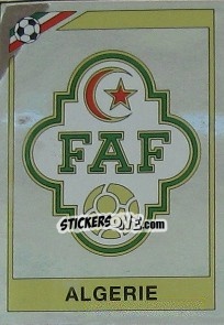 Sticker Badge Algeria - FIFA World Cup Mexico 1986 n. 228 - Panini