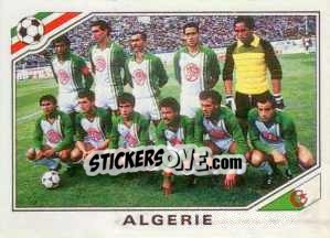 Sticker Team Algeria - FIFA World Cup Mexico 1986 - Panini