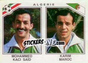 Cromo Mohammed Kaci Said / Karim Maroc - FIFA World Cup Mexico 1986 - Panini