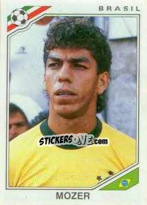 Figurina Mozer - FIFA World Cup Mexico 1986 - Panini