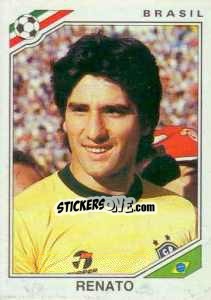 Sticker Renato - FIFA World Cup Mexico 1986 - Panini