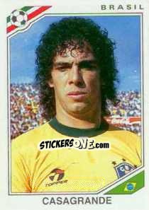 Sticker Casagrande - FIFA World Cup Mexico 1986 - Panini