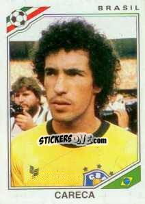 Sticker Careca - FIFA World Cup Mexico 1986 - Panini