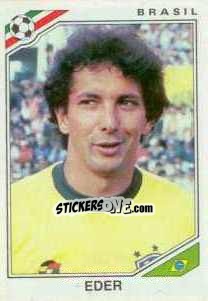 Sticker Eder - FIFA World Cup Mexico 1986 n. 254 - Panini