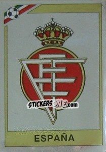 Sticker Badge Spania - FIFA World Cup Mexico 1986 n. 256 - Panini
