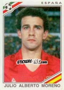 Sticker Julio Alberto Moreno - FIFA World Cup Mexico 1986 n. 263 - Panini