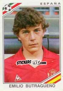 Sticker Emilio Butragueno - FIFA World Cup Mexico 1986 n. 270 - Panini