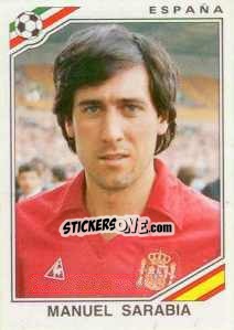 Sticker Manuel Sarabia - FIFA World Cup Mexico 1986 n. 271 - Panini