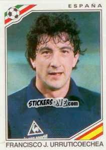 Sticker Francisco J. Urruticoechea - FIFA World Cup Mexico 1986 n. 273 - Panini