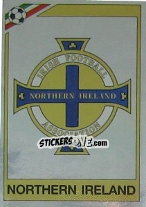 Sticker Badge North Ireland - FIFA World Cup Mexico 1986 n. 274 - Panini