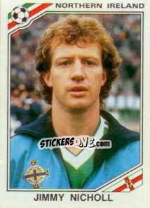 Sticker Jimmy Nicholl - FIFA World Cup Mexico 1986 n. 277 - Panini