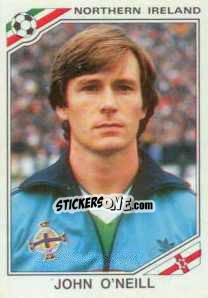 Sticker John O'Neill - FIFA World Cup Mexico 1986 - Panini