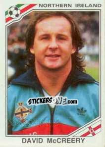 Sticker David McCreery - FIFA World Cup Mexico 1986 - Panini