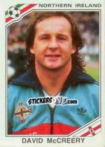 Sticker David McCreery - FIFA World Cup Mexico 1986 n. 283 - Panini