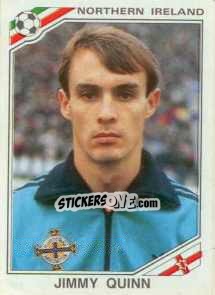 Sticker Jimmy Quinn - FIFA World Cup Mexico 1986 n. 286 - Panini