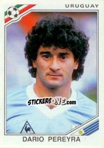 Sticker Dario Pereyra - FIFA World Cup Mexico 1986 - Panini