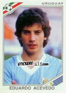 Cromo Eduardo Acevedo - FIFA World Cup Mexico 1986 n. 316 - Panini