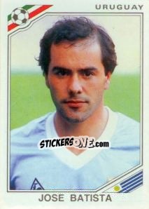 Sticker Jose Batista - FIFA World Cup Mexico 1986 n. 317 - Panini
