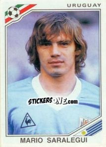 Figurina Mario Saralegui - FIFA World Cup Mexico 1986 n. 318 - Panini