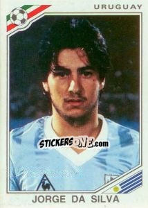Sticker Jorge Sa Silva - FIFA World Cup Mexico 1986 - Panini