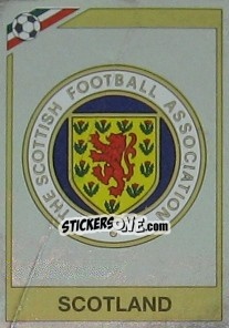 Sticker Badge Scotland - FIFA World Cup Mexico 1986 - Panini
